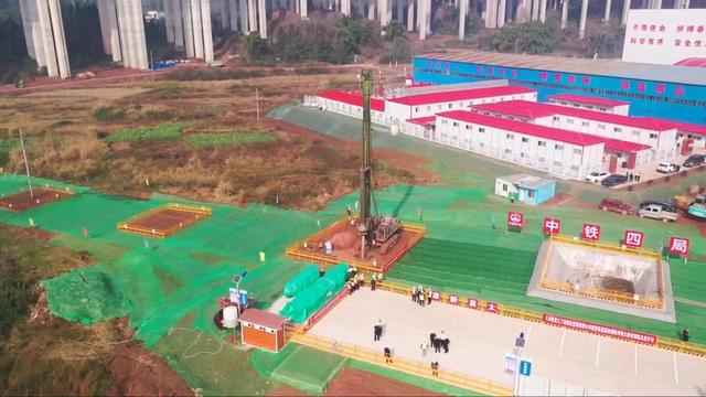 西渝高铁四川段进入全面主体施工，通车后广安到重庆主城区仅需22分钟
